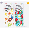 Microfiber Flower Printing Cloth wit best absorb water ability